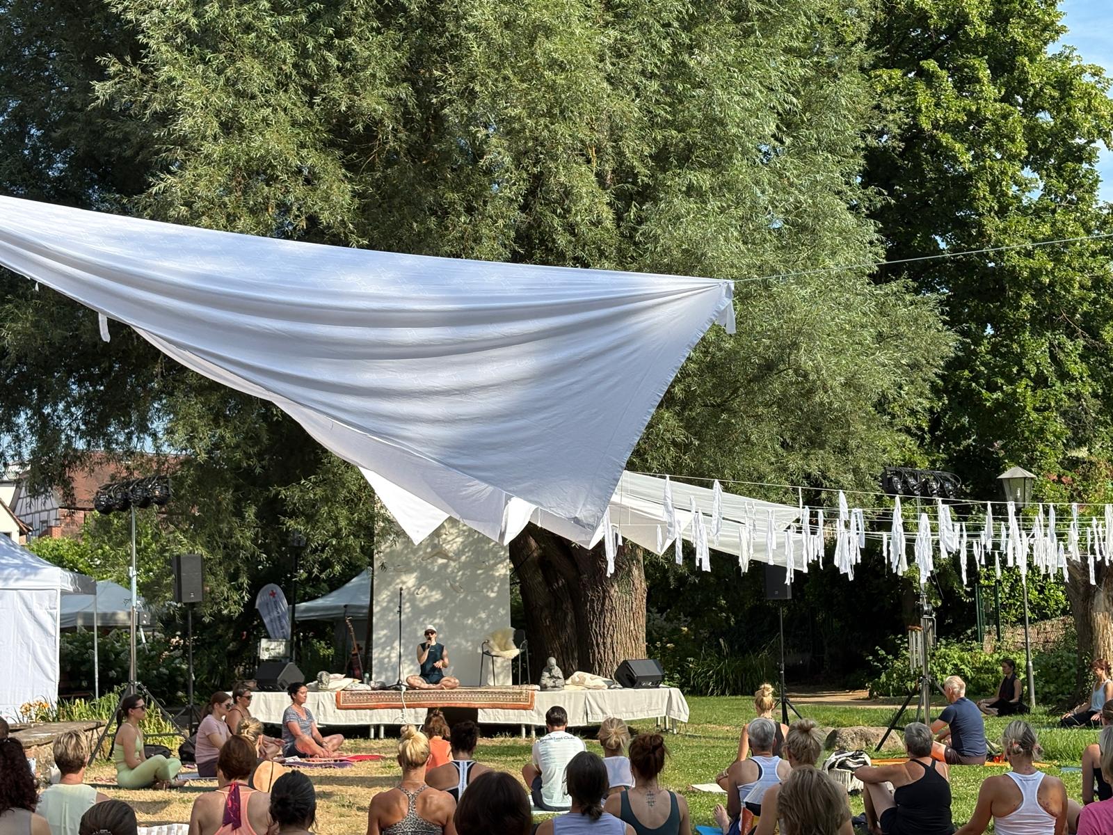 Lautsprecher Stadtpark Michelstadt Bühne